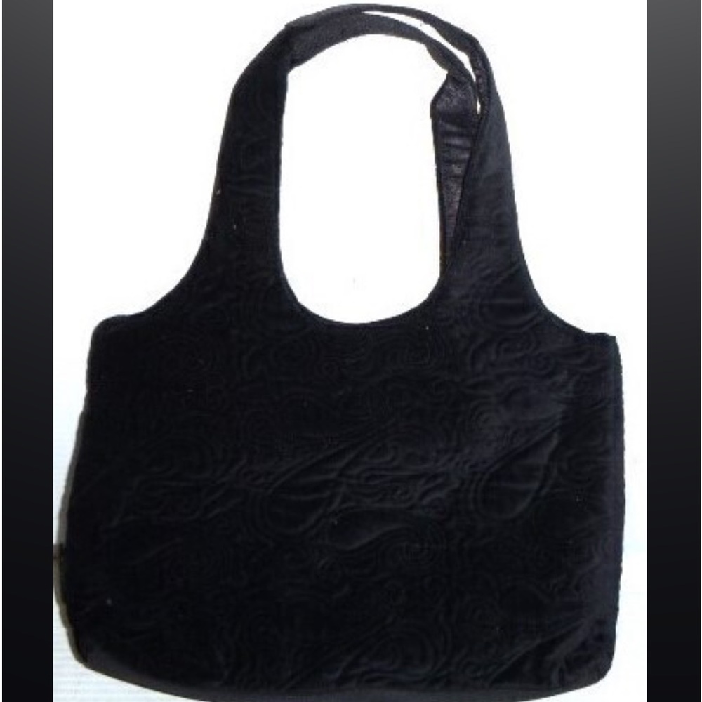 QUILTS BY DONNA BLACK VELVET SAVVY BAG NEW